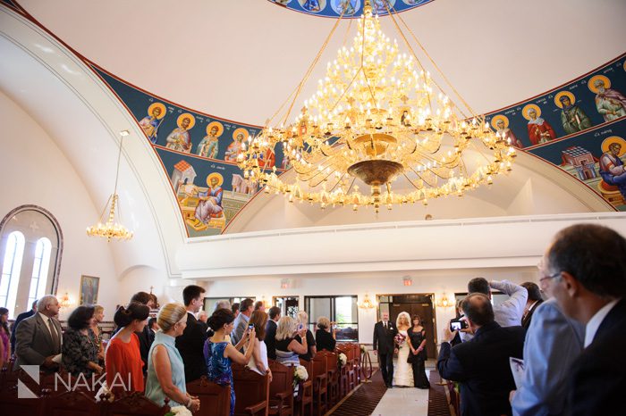 chicago greek orthodox wedding ceremony photo