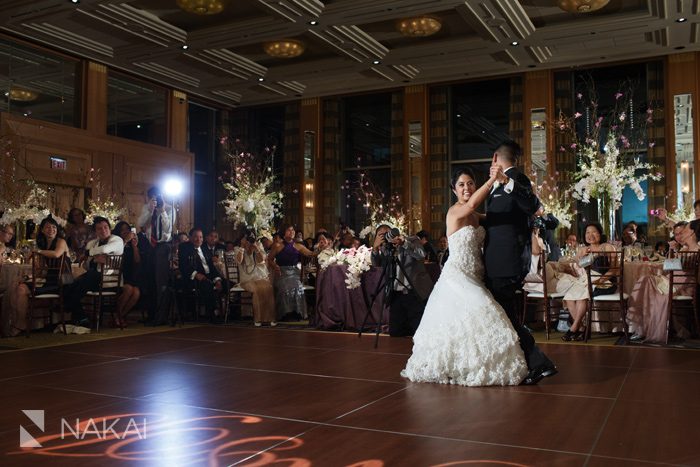 Chicago Peninsula Wedding Reception Photo - first dance