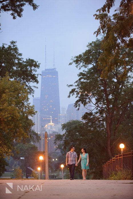 Chicago Lincoln Park engagement photo