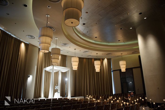 trump hotel chicago wedding picture huppah