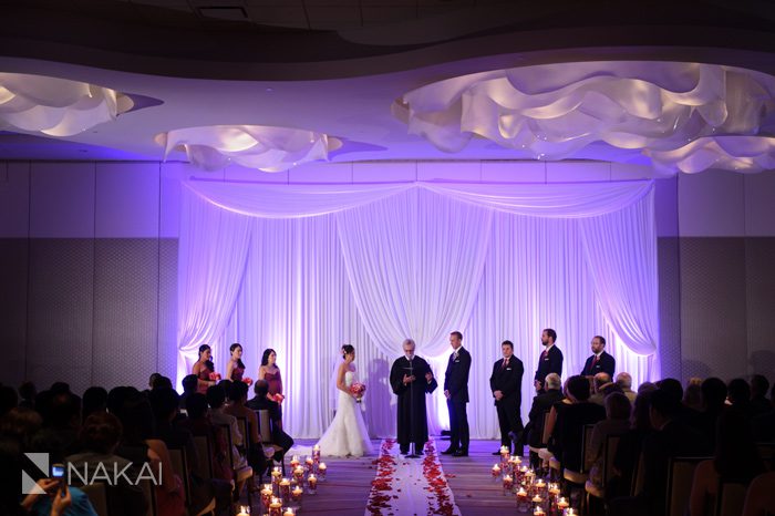 intercontinental ohare wedding ceremony pictures chicago il
