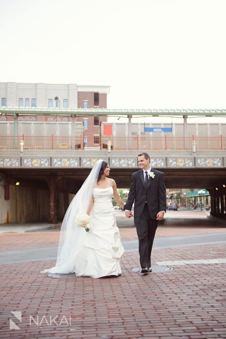 oak park wedding photo bride groom