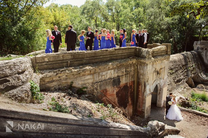 cool creative abandoned ruins urban wedding photo picture