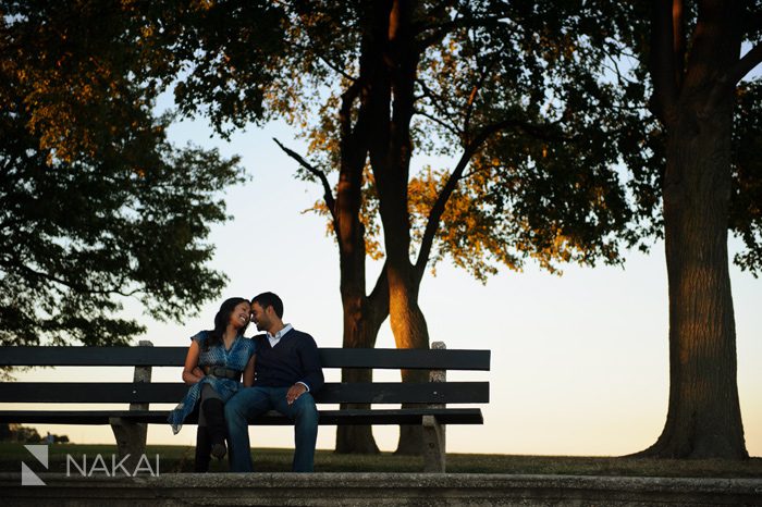 chicago lincoln park engagement photo