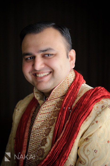 chicago indian hindu groom wedding photo