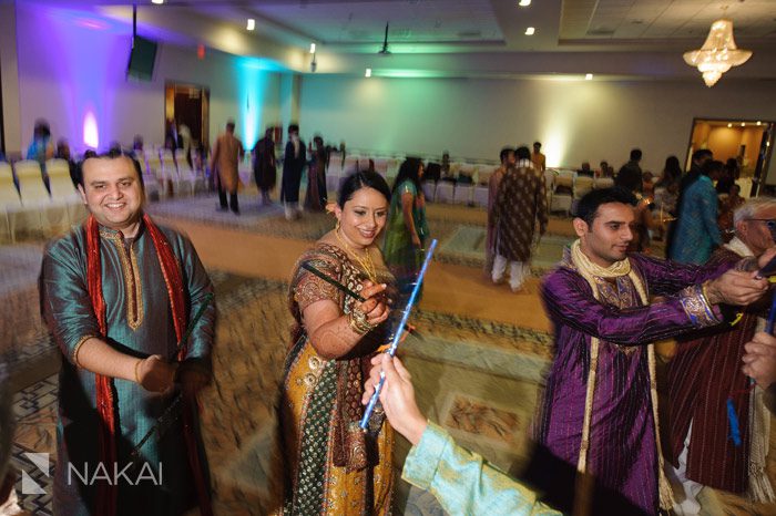 chicago hindu garba wedding photo