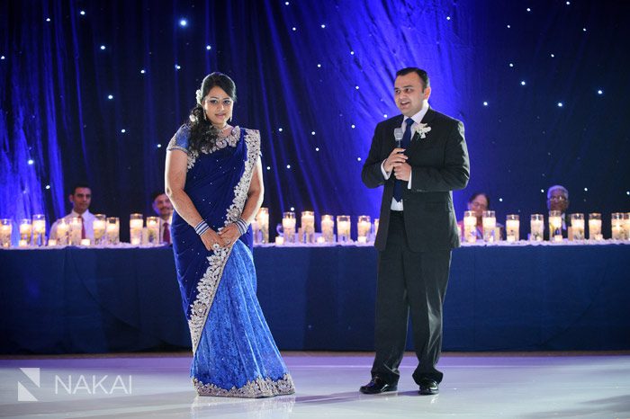 chicago hindu reception wedding picture westin itasca