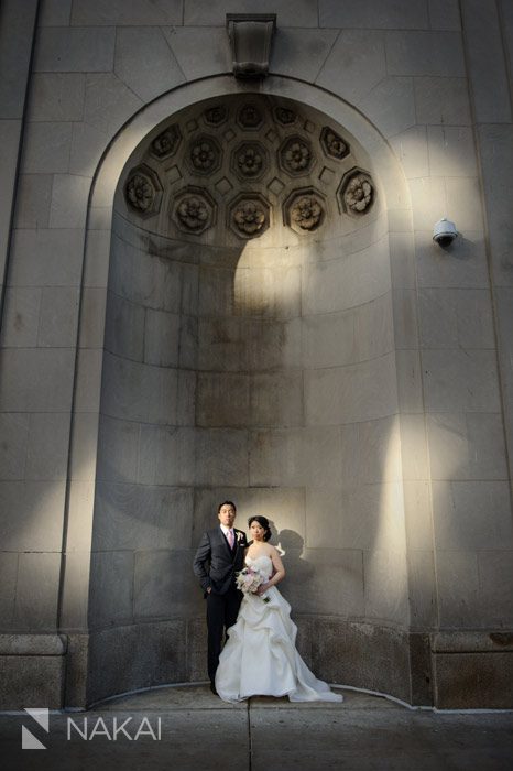 chicago union station wedding pictures korean couple