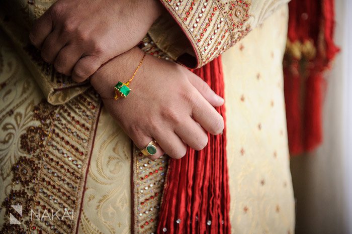 chicago indian groom wedding photo