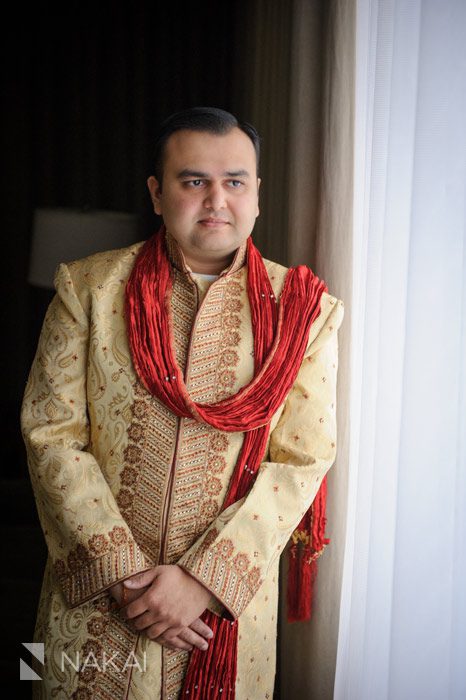 chicago indian groom wedding picture