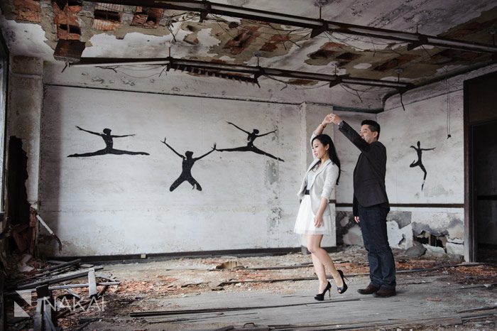 ballerina dancing ruins creative engagement photograph