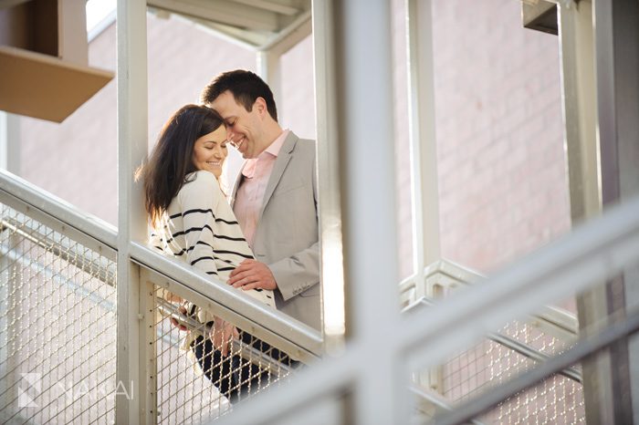 chicago cta engagement photograph