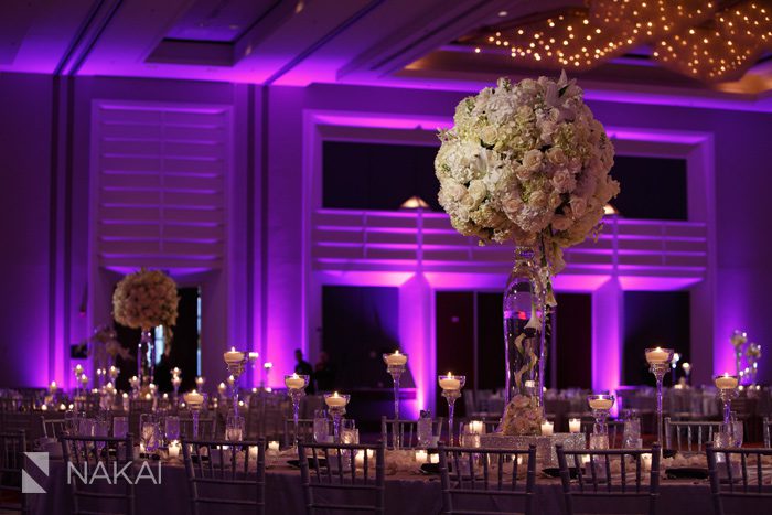 chicago hyatt regency ohare wedding reception photo yanni design studio