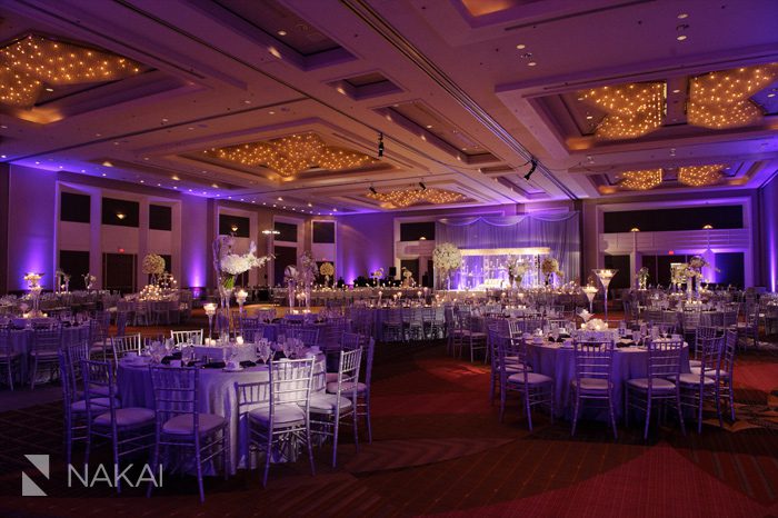 chicago hyatt regency ohare wedding reception photo yanni design studio