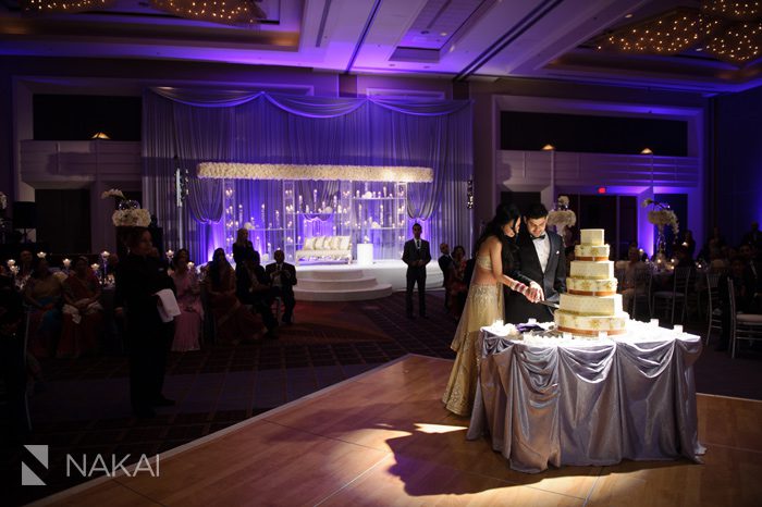 chicago indian wedding reception photo