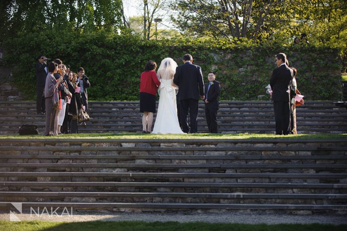 harvard arboretum boston wedding ceremony photo