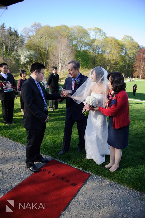 wedding ceremony photo harvard arboretum boston