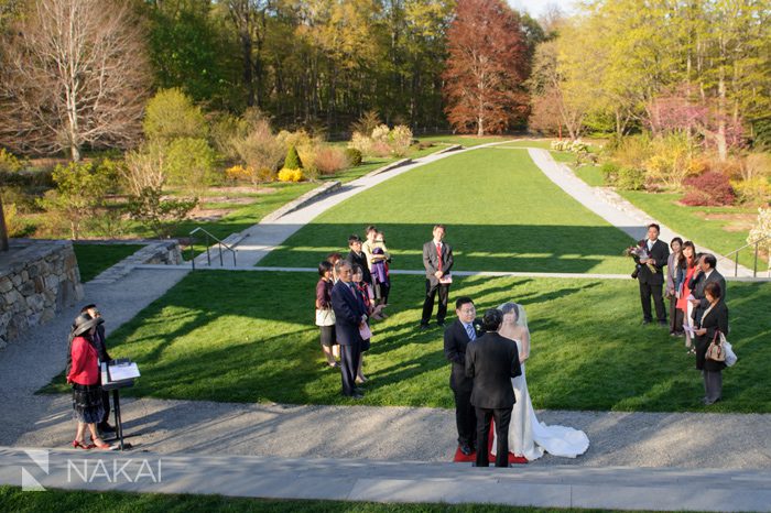 wedding ceremony photo harvard arboretum boston