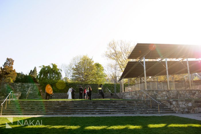 wedding ceremony picture harvard arboretum boston