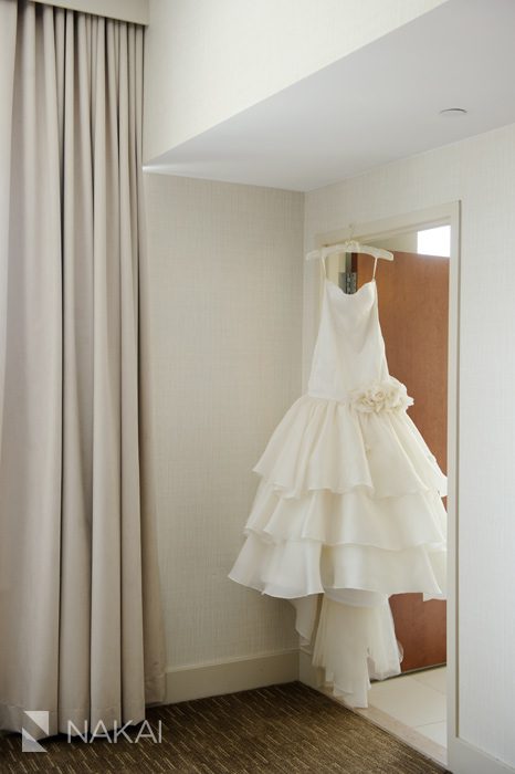 modern wedding dress photograph