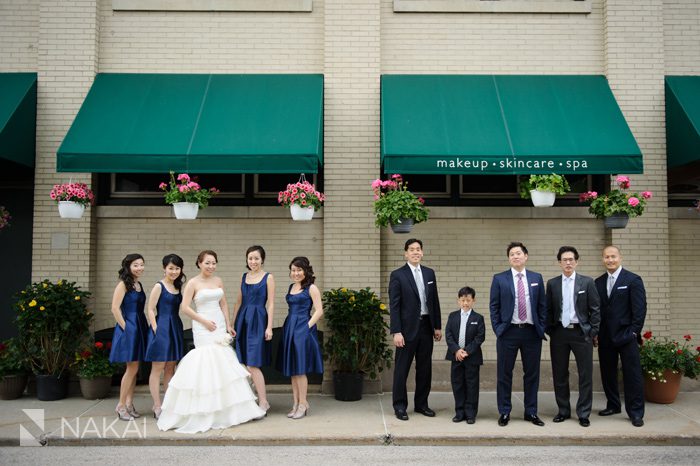 korean bridal party wedding photo