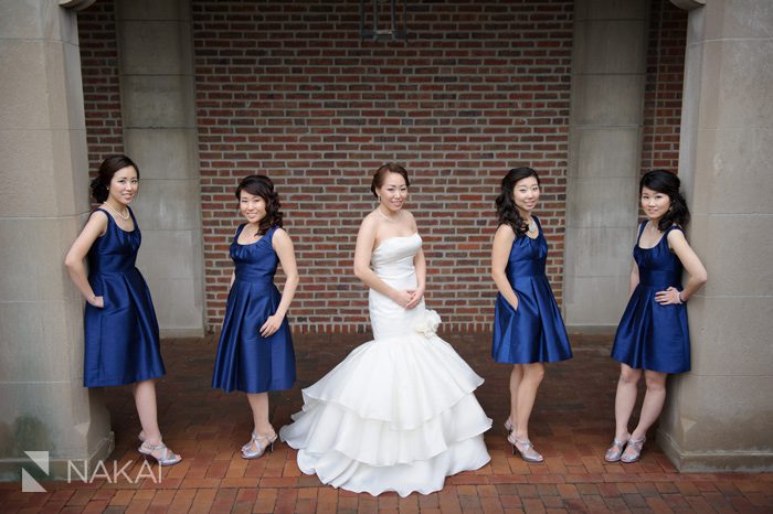 korean bridesmaids wedding pictures