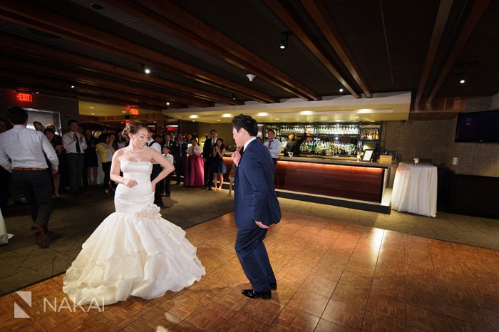 cooopers hawk wedding reception photo