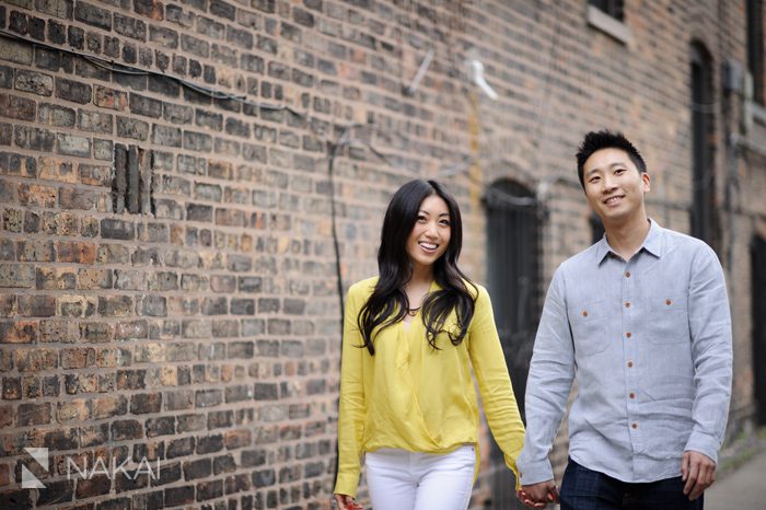 urban chicago engagement photos