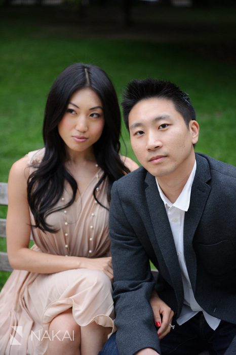 chicago park engagement picture