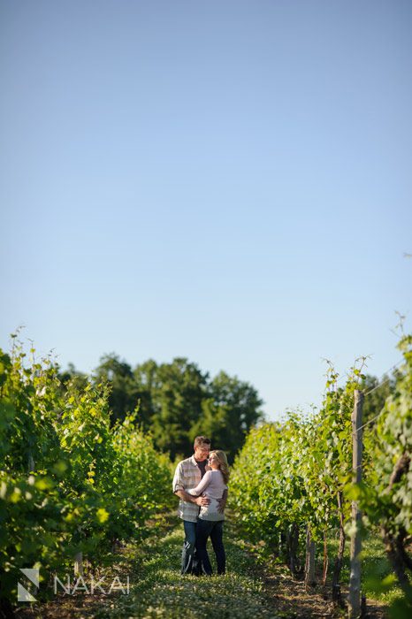 michigan winery engagement pictures