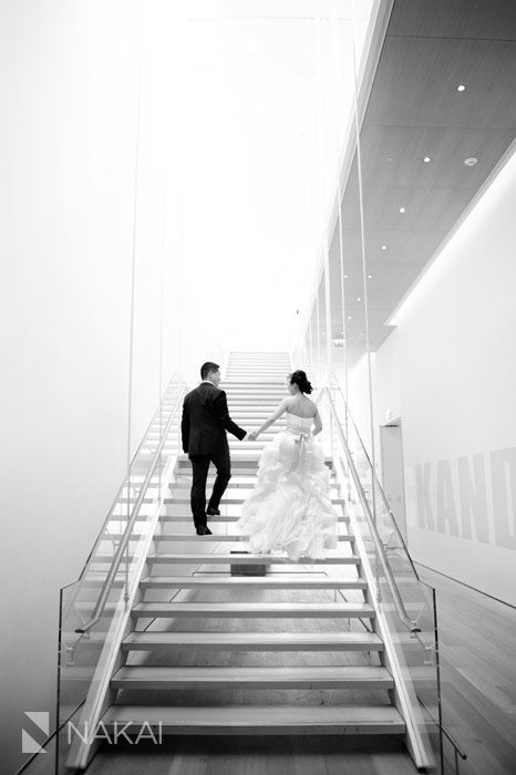 chicago art institute modern wing wedding picture