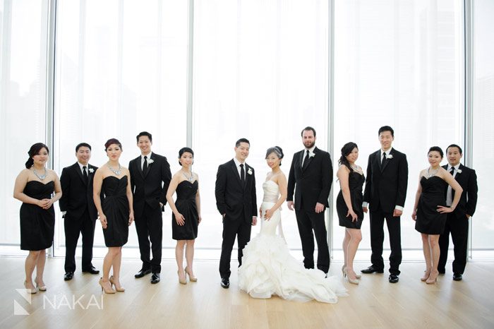 chicago modern wing wedding photos