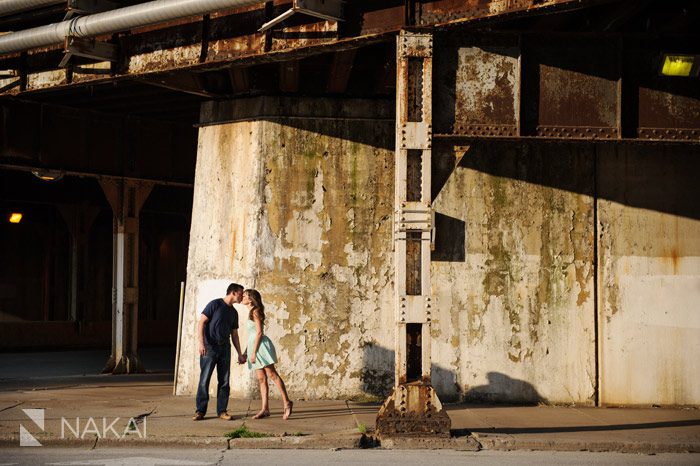 engagement picture chicago west loop