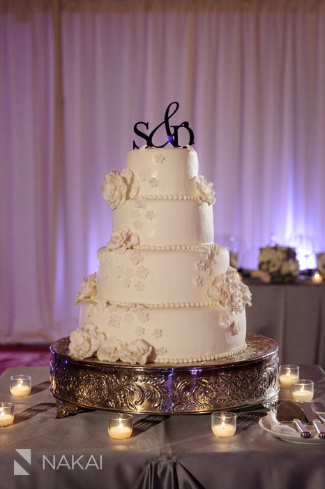 JW Chicago Marriott Wedding cake picture