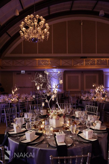 JW Chicago Marriott Burnham Ballroom wedding reception photo