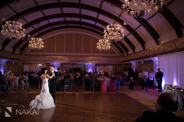 JW Chicago Marriott wedding reception Burnham Ballroom picture