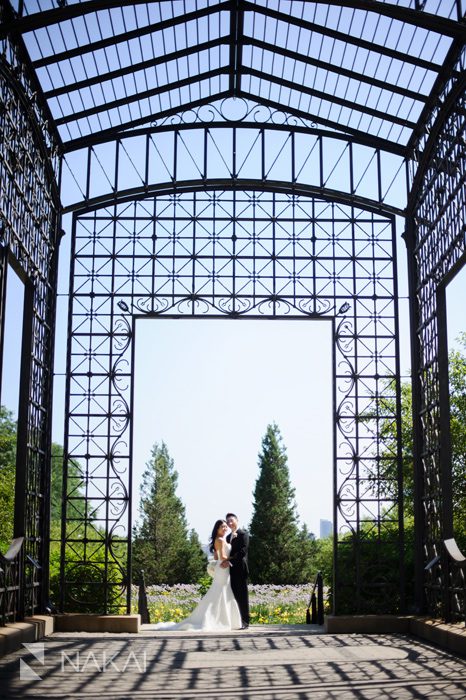 cancer surviver garden wedding pictures millennium park