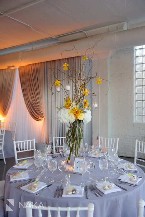 room 1520 wedding reception picture vale of enna white yellow flowers