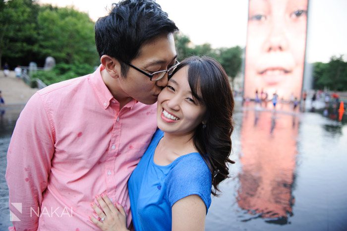 millennium park engagement pictures