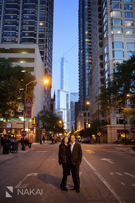chicago engagement photographer downtown photo