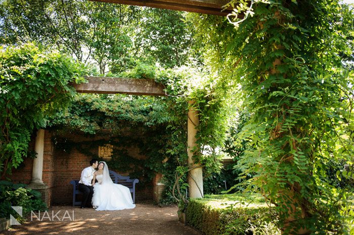 chicago botanic gardens wedding picture