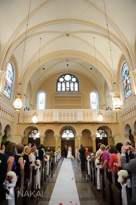 st benedict parish wedding ceremony wedding photo