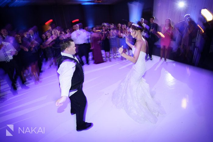 illinois wedding reception dancing photo