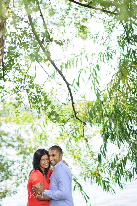 seattle engagement picture lake nature green