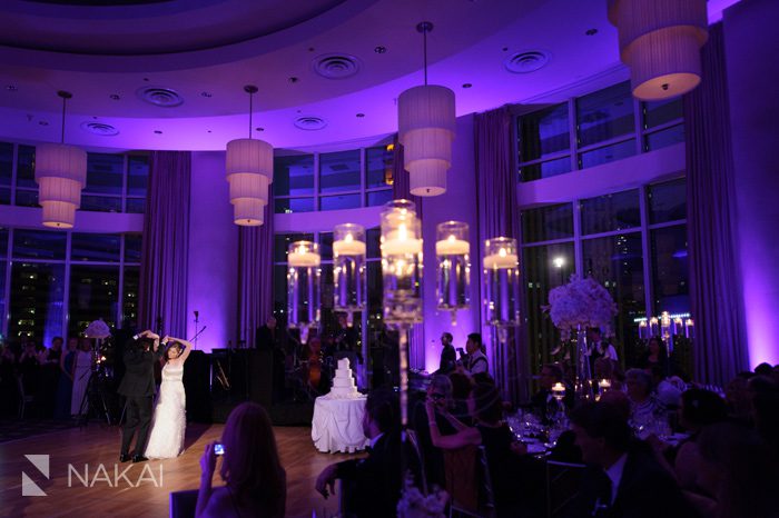 chicago trump hotel tower wedding reception photo