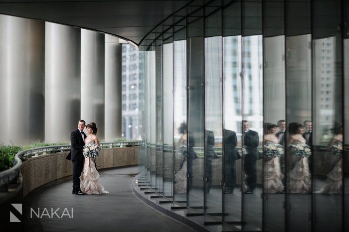 chicago trump hotel wedding photo