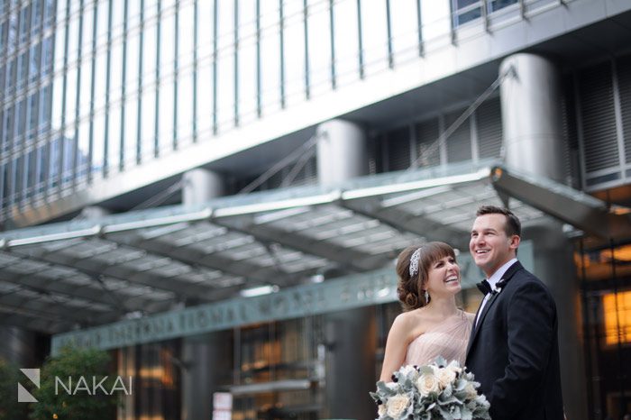 chicago trump hotel wedding picture