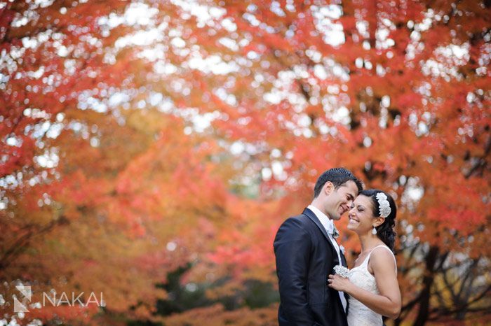 fall chicago wedding pictures