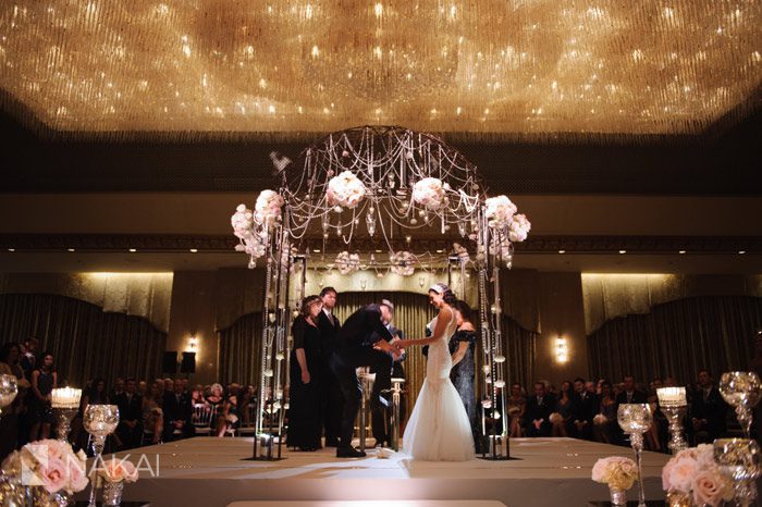 chicago ritz carlton wedding ceremony photo jewish