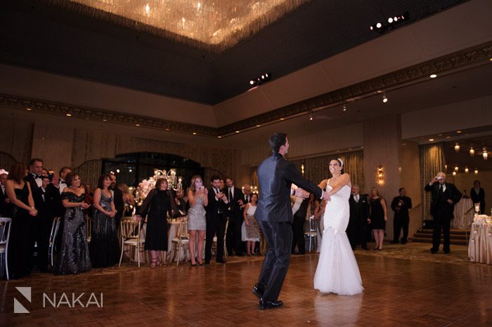 chicago ritz carlton wedding reception picture